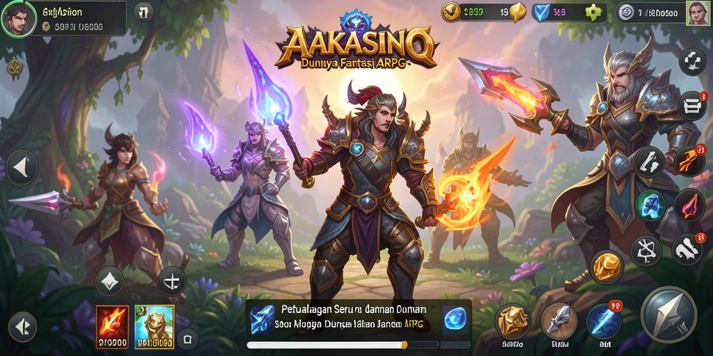Tampilan seru dari gameplay AAKASINO yang penuh aksi.