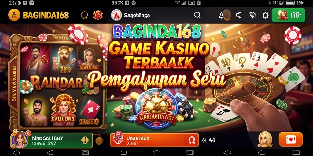 Tampilan screenshot utama BAGINDA168 menampilkan keseruan bermain Kasino.