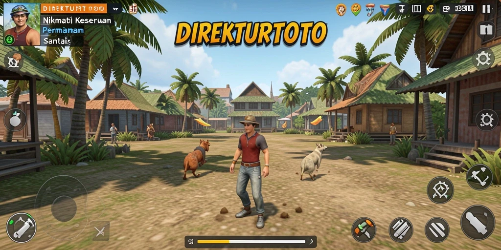 Tampilan gameplay seru dan penuh warna dari DIREKTURTOTO.