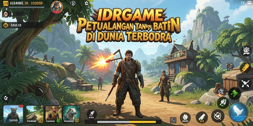 Screenshot gameplay Open World yang menampilkan petualangan mendalam.