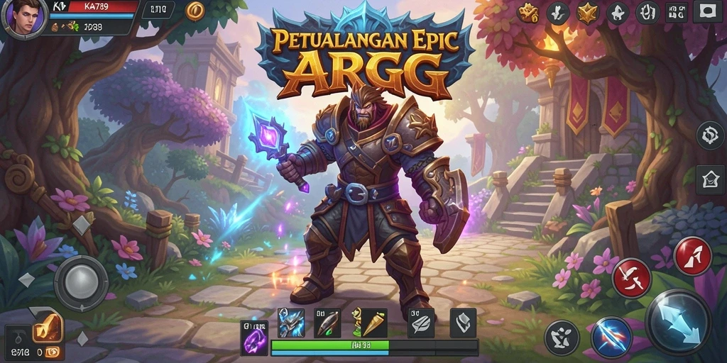 Screenshot gameplay KA789 menampilkan pertarungan seru dan lingkungan yang indah.