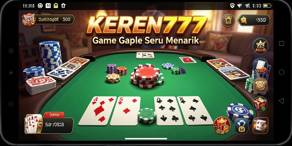 Tampilan gameplay KEREN777 yang seru dan interaktif.