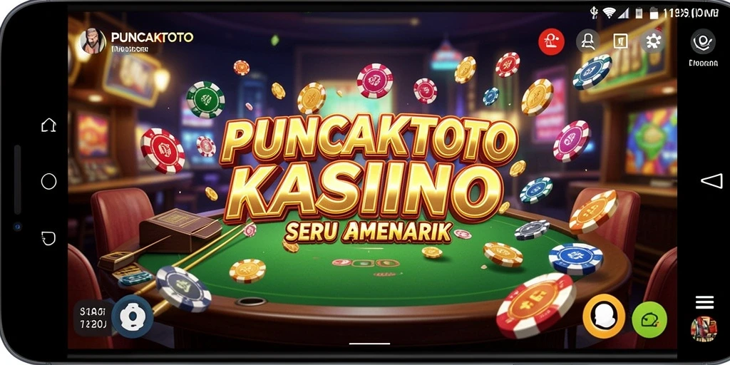 Screenshot gameplay PUNCAKTOTO yang menampilkan aksi Kasino seru.