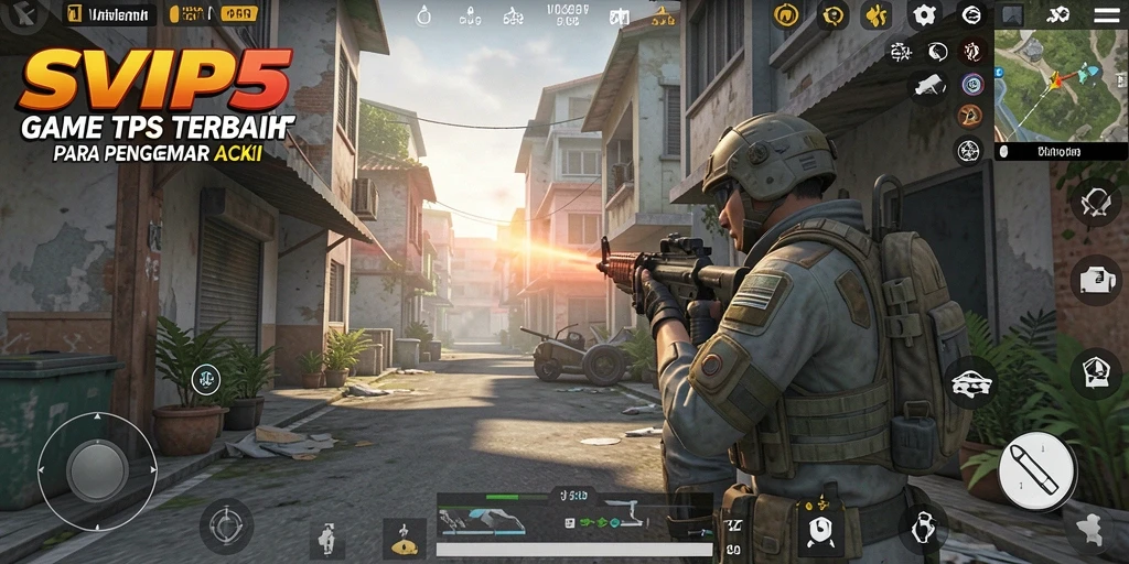 Gameplay mendebarkan di SVIP5 dengan aksi tembak-menembak yang intens.