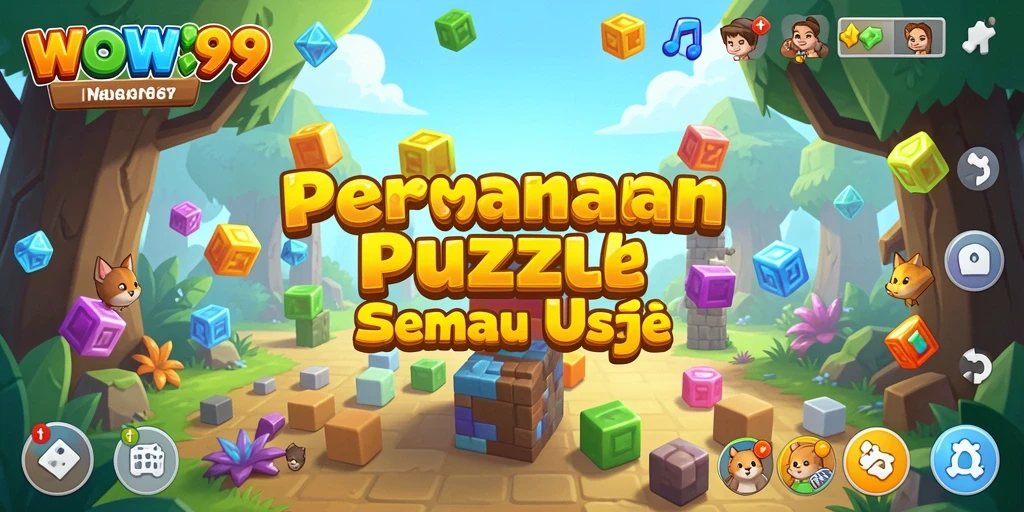 Tampilan gameplay WOW99 dengan teka-teki yang menantang.